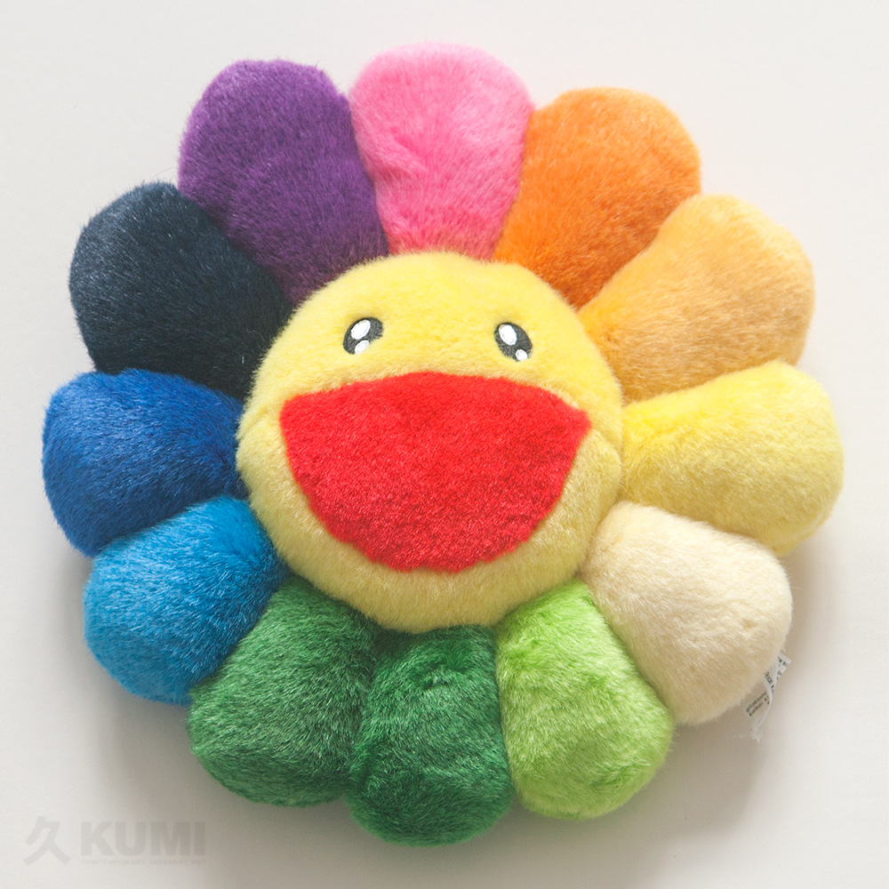 Takashi Murakami Flower Plush 30CM Rainbow/Yellow