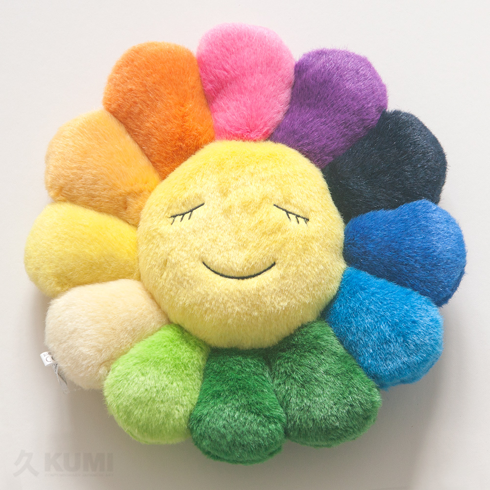 Takashi Murakami Medium Rainbow Flower Cushion